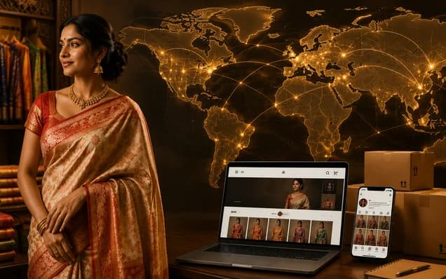 Kankatala saree brand digital growth through social media and e-commerce marketing.