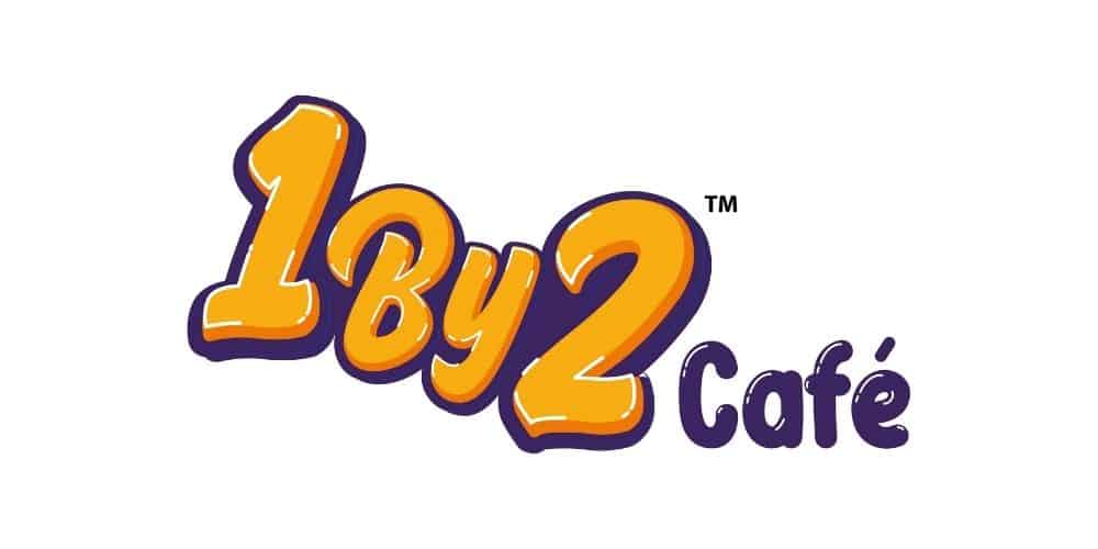 1by2 cafe logo
